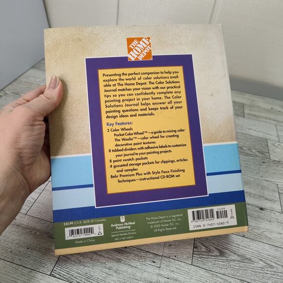 Color Solutions Journal from Home Depot BINDER Home Interior Design Organizer - Picture 5 of 14